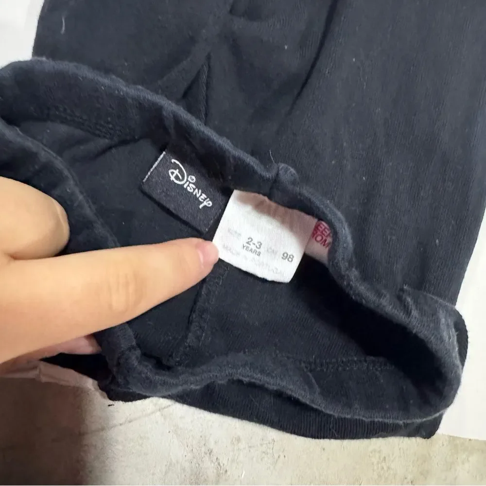 Disney x Zara Black Casual Leggings